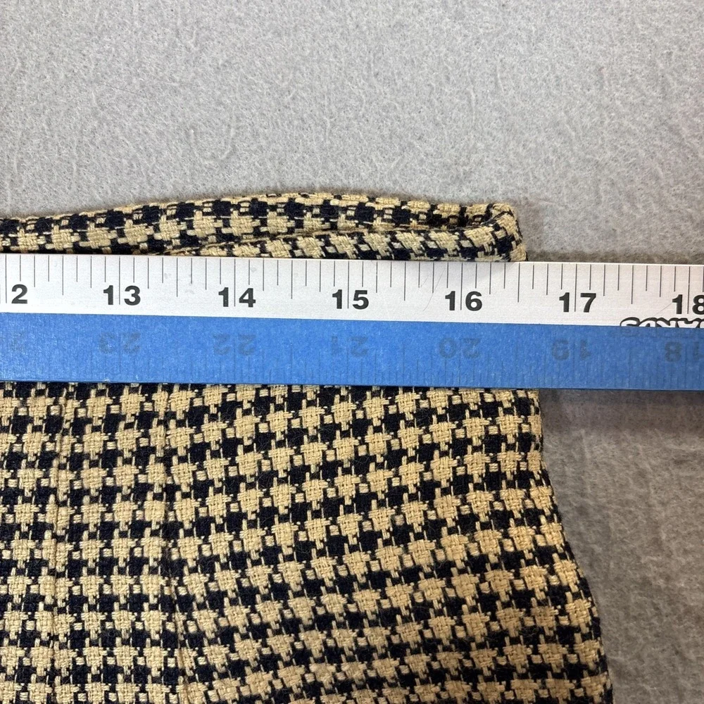 Jones New York Plaid High Waisted Pencil Skirt Lined 100% Rayon Women 14 Y2K NWT